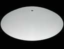 Ver imagem 1 de Vidro Curvo Tipo Bacia 30cm P/ Plafons C/ Furo Central 10mm