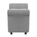 Ver imagem 3 de Recamier Bau Egeo 120x Suede Cinza - Dominic Decor