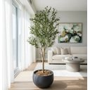 Ver imagem 1 de Oliveira Artificial Realista Grande Árvore Decoração Sala 2.10 Metros