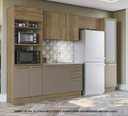 Ver imagem 1 de Armário de Cozinha Modulada Completa Reta 5 Peças 3,20m 300 Botanic Kappesberg