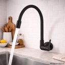 Ver imagem 2 de Torneira Cozinha Parede Australis 1/4 de Volta 27362 Meber - Preto