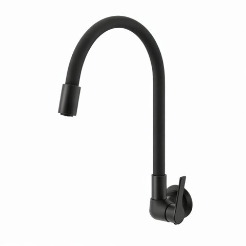 Torneira Cozinha Parede Australis 1/4 de Volta 27362 Meber - Preto