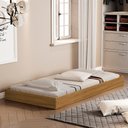 Ver imagem 6 de Cama Auxiliar Solteiro Mdf 189x92 Cm Mili Nature Decmade