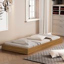 Ver imagem 2 de Cama Auxiliar Solteiro Mdf 189x92 Cm Mili Nature Decmade
