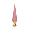 Árvore Decorativa de Natal em Resina Rosa e Dourado 24,5 cm - D'Rossi - 1