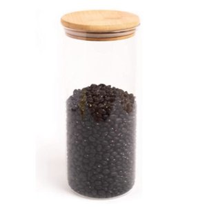 Pote Para Mantimentos Com Tampa Bambu 650ml Wolff