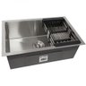 Cuba Quadrada Inox 304 Gourmet 6040 Lixeira 5l e Acessórios - 5
