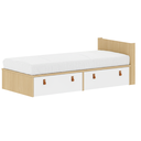 Ver imagem 2 de Cama Infantil da Linha Join com Gavetões e Cabeceira Porta Livros Quater