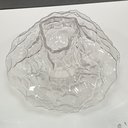 Ver imagem 3 de Vaso Decorativo Enfeite Casa Pedra Vidro 30x35x35cm Transparente