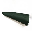 Ver imagem 3 de Sofa Cama Futon Oriental King Verde Militar Madeira Maciça Pinus Natural sem Pintura