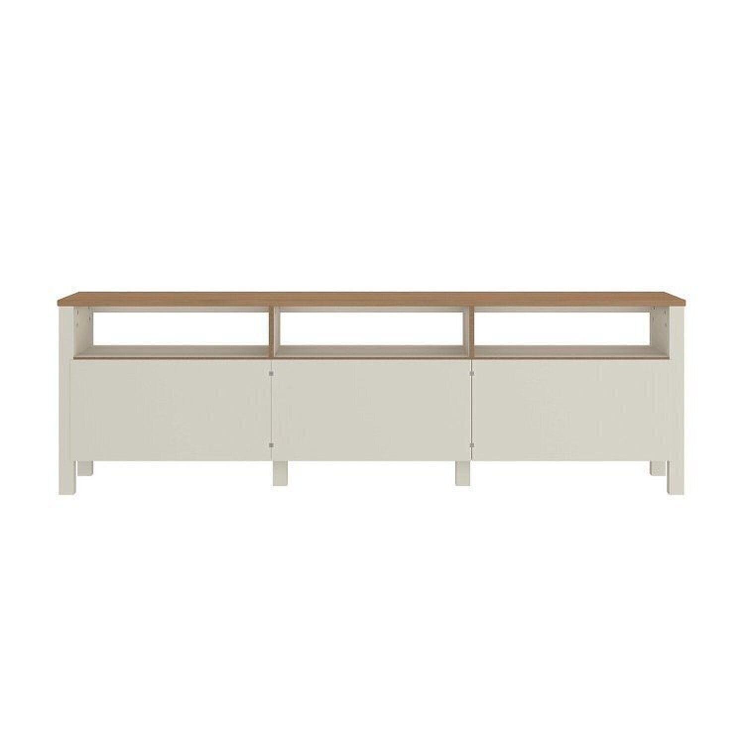 Conjunto 2 Peças com 1 Rack e 1 Armário Madeira Maciça Ananda
