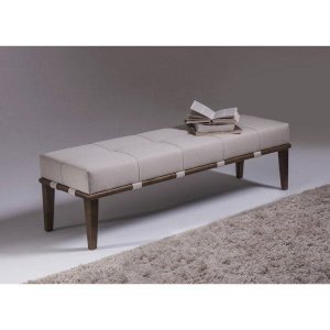 Puff Livia 160cm Pés Imbuia Sofáni