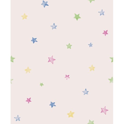 PAPEL DE PAREDE KANTAI HELLO KIDS - ESTRELAS OFF-WHITE