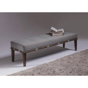Puff Livia 140cm Pés Imbuia Sofáni