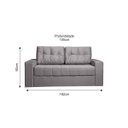 Ver imagem 4 de Sofá Cama Murilo Casal 182cm Tecido Veludo