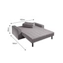 Ver imagem 5 de Sofá Cama Murilo Casal 182cm Tecido Veludo