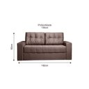 Ver imagem 4 de Sofá Cama Murilo Casal 182cm Tecido