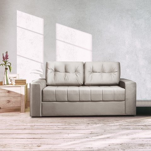 Sofá Cama Murilo Casal 182cm Tecido