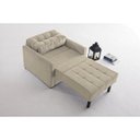 Ver imagem 4 de Sofá Cama Murilo Solteiro 100cm Tecido Linho