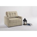 Ver imagem 3 de Sofá Cama Murilo Solteiro 100cm Tecido Linho