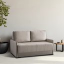 Ver imagem 2 de Sofá Cama Casal em Linho 154cm Isis