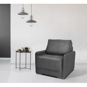 Sofá Cama Isis Solteiro 100cm Tecido Veludo