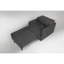 Ver imagem 4 de Sofá Cama Isis Solteiro 100cm Tecido Veludo