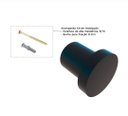 Ver imagem 3 de Espelho Redondo Adnet 80cm Moldura e Alça Couro Preto + Suporte