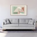 Ver imagem 1 de Sofá Viena 2,30m Tecido Linho Pés Imbuia