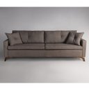 Ver imagem 2 de Sofá Viena 2,30m Tecido Veludo Pés Imbuia