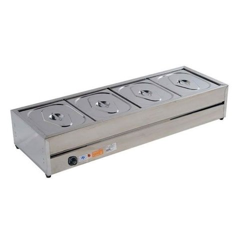 Rechaud Térmico de 04 Cuba Gns de 1/2 por 100 mm de Inox 220V RT04M Ibet