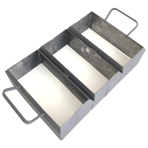 Forma Aço para Fazer Bloquete Paver Desforma Imediata no Local 20x6cm