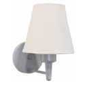 Ver imagem 3 de Arandela Parede Vivare Md-2004 Cinza Cúpula em Tecido - Bivolt Cinza-branco 127-220v