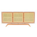 Ver imagem 5 de Balcão Buffet Ricco 167 Cm Laca 3 Portas em Palhinha Off White