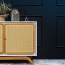 Ver imagem 3 de Balcão Buffet Ricco 167 Cm Laca 3 Portas em Palhinha Off White