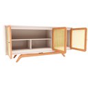 Ver imagem 7 de Balcão Buffet Ricco 167 Cm Laca 3 Portas em Palhinha Off White