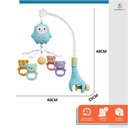 Ver imagem 2 de Mobile Musical para Berço Bebê com Controle Remoto e Funções Azul