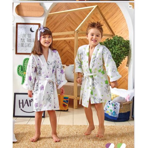 Roupão Atoalhado Infantil Parahyba By Teka Roupão Infantil Elefantinho Lilás 6 Anos
