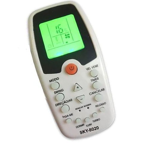 Controle Remoto para Ar Komeco Kos-18fcg2p Kos-24fcg2p Compatível