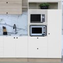 Ver mais imagens de Paneleiro Duplo com Torre Quente 1 Porta e 2 Gavetas Divicar