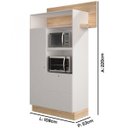 Ver imagem 2 de Paneleiro Duplo com Torre Quente 1 Porta e 2 Gavetas Divicar