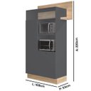 Ver imagem 2 de Paneleiro Duplo com Torre Quente 1 Porta e 2 Gavetas Divicar