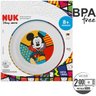 Prato de Bebê Criança Disney Mickey Mouse Fundo De Aprendizado A Partir de 8 Meses Nuk By Romero - 3