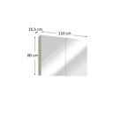 Ver imagem 3 de Espelheira de Banheiro Nature Estilare - 110cm Nude