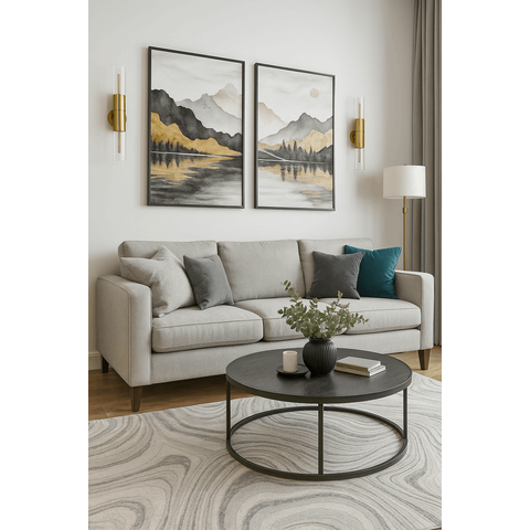 Tapete Edan Ambience 06 Turco 9mm Moderno e Sofisticado 1,40x2,00