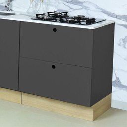 Balcão Gaveteiro para Cooktop Stella Divicar Móveis - 1