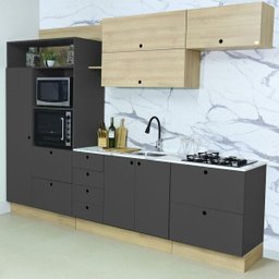 Balcão Gaveteiro para Cooktop Stella Divicar Móveis - 6