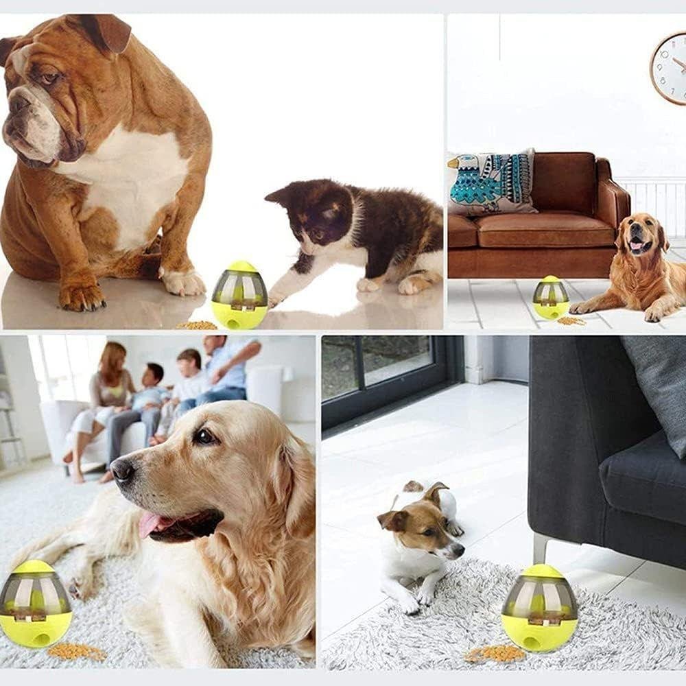 Brinquedo Interativo para Cães com Dispenser Petisco e Ração - 2