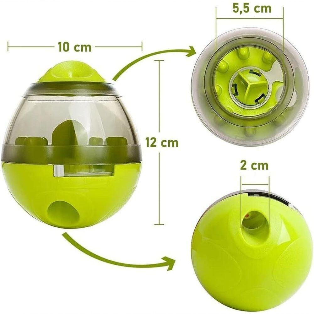 Brinquedo Interativo para Cães com Dispenser Petisco e Ração - 4