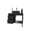 Ver imagem 6 de Gabinete Armário para Banheiro 60cm Mdf com Cuba - Udine Preto